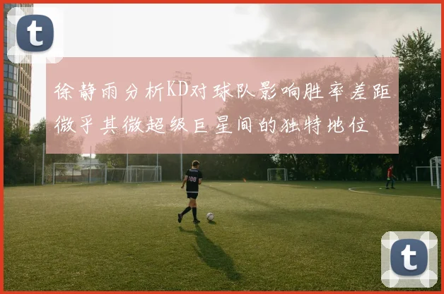 徐静雨分析KD对球队影响胜率差距微乎其微超级巨星间的独特地位