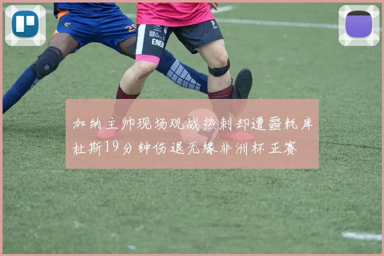 加纳主帅现场观战热刺却遭噩耗库杜斯19分钟伤退无缘非洲杯正赛