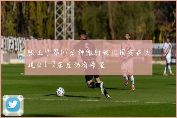 张玉宁第67分钟推射破门国安奋力追分1-2落后仍有希望